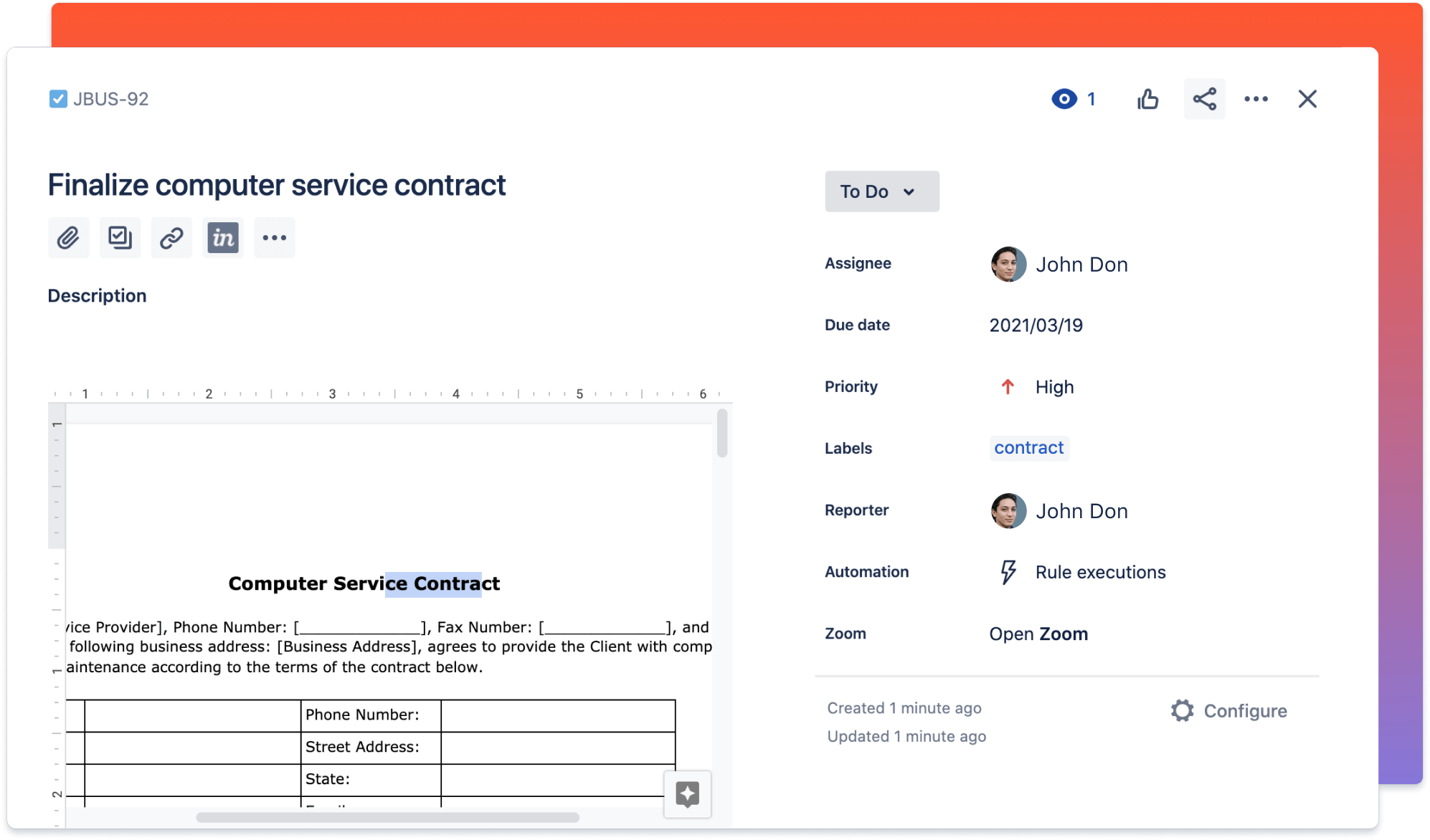 Edit files within Jira